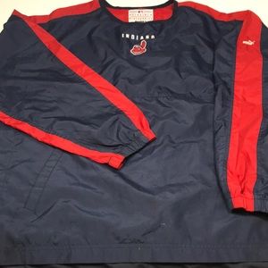 Puma MLB Cleveland Indians Pullover Jacket sz 2XL